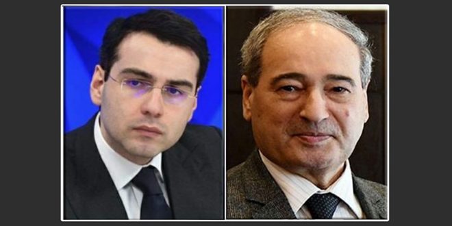 المقداد يبحث هاتفياً مع وزير خارجية أبخازيا التطورات في المنطقة والعلاقات بين البلدين الصديقين