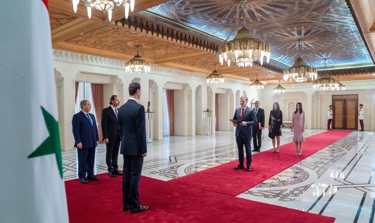 الرئيس الأسد يتقبل أوراق اعتماد سفيرين مفوضين وفوق العادة لفنزويلا والبرازيل لدى سورية
