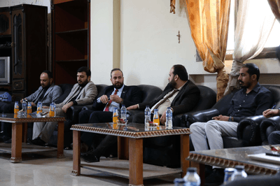 لقاء وزير الإعلام بكوادر  المديرية العامة للإعلام في درعا
